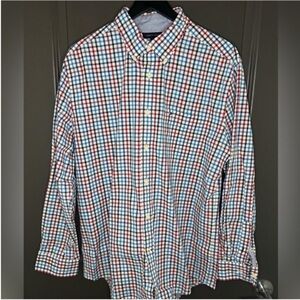 🔥🔥 Tommy Hilfiger Kavanaugh Plaid Button-Down Shirt | Men's L | Classic Fit |
